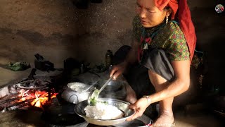 kiru Ghar Ma Makai Ko Aato Khadai  Organic Food  Dido  Harjang  Kiru Pun  Sunil Vlogs2 [upl. by Swithbert]