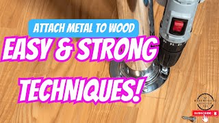 How to Attach Metal to Wood [upl. by Esilehc]