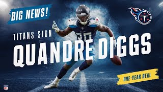 Titans Land Star Safety Quandre Diggs in Exciting OneYear Deal NFL NFLBoy1508 [upl. by Hadnama399]