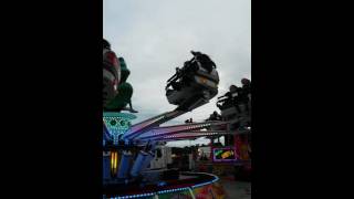 grangemouth gala day zetland park funfair 2016 crazy frog video 2 [upl. by Amahcen552]