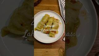 Zeytinyağlı Lahana Sarması nasıl yapılır shorts lahanadolması dolma sarma asmr recipe food [upl. by Athelstan]