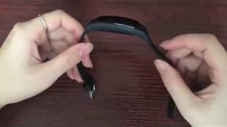 How To Charging Of moreFit Slim Touch Fitness Tracker [upl. by Ledua520]