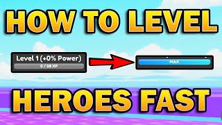 How to Level Up Your Heroes Fast in Anime Racing Clicker [upl. by Ardnuek]