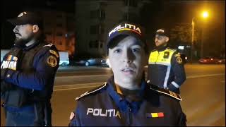 Razie în Constanța polițiști și câini specializați pe străzi pentru siguranța publică [upl. by Okubo]