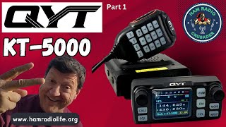 QYT KT5000 Micro Mobile CCR Radio Review Part 1 [upl. by Yanahc651]