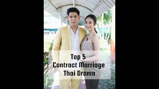 top 5 contract marriage thai drama thaidrama shorts tranding [upl. by Akimrej]