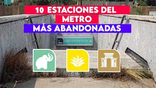 10 Estaciones del Metro menos usadas ¿Están en el olvido [upl. by Finer]