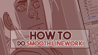 How to do Smooth Linework [upl. by Illil]