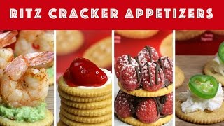 4 Easy RITZ Cracker Party Appetizers [upl. by Torto]