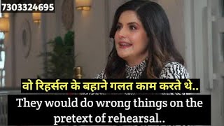 Spoken English practice with Zareen khan  Learn English with interviews  English with subtitles [upl. by Nivat]