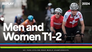 REPLAY  Men and Women T12 Road Races  2024 UCI Paracycling Road World Championships [upl. by Werd]