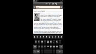 WikipediaMobile running on Nokia N9 [upl. by Irbua102]