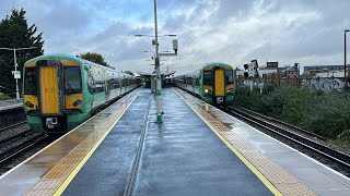 Southern Gatwick Express and Northern Line Trains at Balham on October 19th 2023 [upl. by Charlean]