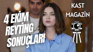 4 EKİM REYTİNG SONUÇLARI  KAST MAGAZİN [upl. by Junji26]