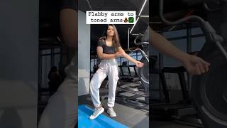 Best flabby arms exercises ✅💯🔥 homeworkout weightloss [upl. by Priestley]