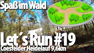 Let´s Run 19  Coesfelder Heidelauf  Super Wetter und Spaß im Wald [upl. by Sible]