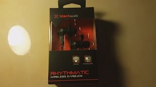 Blackweb Rhythmatic Wireless Earbuds Unboxing and First Impressions [upl. by Aires885]