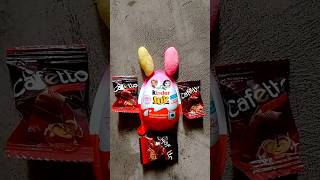 kinder joy with coffee candy shorts youtubeshorts candy [upl. by Eidassac251]