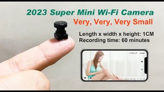 Spy WiFi Hidden Camera Mini Nanny Cam Wireless Indoor Smallest Camera with Motion Detection [upl. by Hancock]