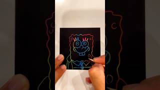 SPONGEBOB drawing and scratching for fun [upl. by Perren]