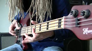 Funk Rock Bass ThumbFinger Plucking Grooves [upl. by Spiro184]