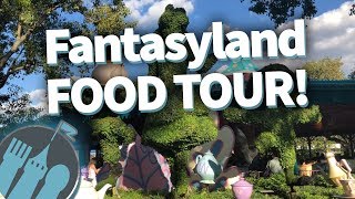 Disney World Food Tour EVERY Restaurant in Fantasyland [upl. by Niatsirhc389]