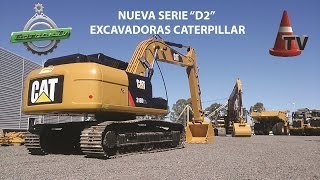 TEST Nuevas Excavadoras CAT Serie D2  Mercado Vial TV [upl. by Adran]