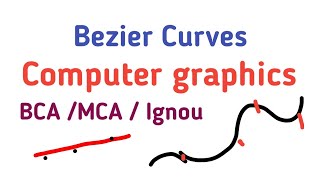 what is bezier curve  computer graphics  application of bezier curve [upl. by Adoree]