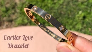 AMAZING REPLICA CARTIER LOVE BRACELET REVIEW [upl. by Skyler]