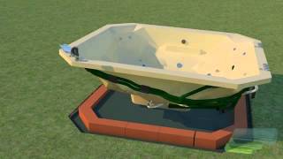 Instalacion Spa exterior  Hidromasajes Spasystem [upl. by Aitnom]