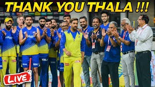 Thank You THALA  CSK PRACTICE SESSION 2024 LIVE [upl. by Ecerahs]