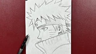 How to draw Naruto uzumaki stepbystep  anime drawing  drawing tutorial [upl. by Etnomaj604]