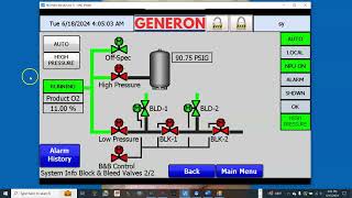 Generon Block  Bleed Valves and HighLow Pressure Mode [upl. by Donoghue]