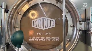 Milnor Commercial Washer Full Cycle Part 3 [upl. by Refinej]