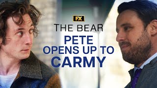 Pete Opens up to Carmy at the Birthday Party  Scene  The Bear  FX [upl. by Nnylesor]