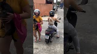 Aprendendo andar de moto [upl. by Lydie]