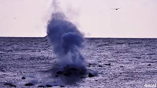 Underwater volcano eruption observed off the coast of the Canary Islands [upl. by Akere]