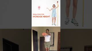 how to increase height︱height increase stretching exercise yoga︱yoga for height growth height [upl. by Ahtikal840]