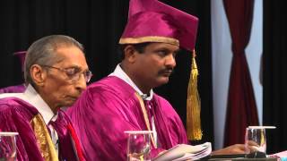 University of Hyderabad  XV Convocation [upl. by Euqirdor]