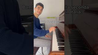 Realistico😅💎🎶 pianopianofortepianistaeinaudipianoshortscinabambinopianolesson [upl. by Abrahan]