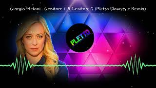 Giorgia Meloni  Genitore 1 amp Genitore 2 Pletto Slowstyle Remix [upl. by Angeline]