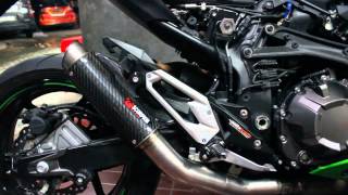 SCORPION GP RP1 SLIPON EXHAUST KAWASAKI Z800 [upl. by Haas996]