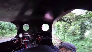 Drivers eye view of Zebedee at the Lappa Valley Railway [upl. by Itsym]