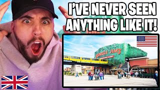 Brit Reacts to Visiting the Craziest Grocery Store in America [upl. by Auqined38]