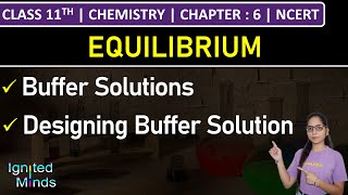 Class 11th Chemistry  Buffer Solutions  Chapter 6 Equilibrium  NCERT [upl. by French384]