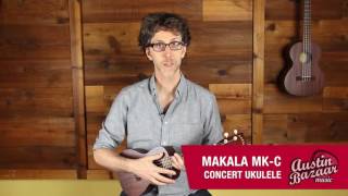 Kala MKC Makala Concert Ukulele Demo [upl. by Lodovico]