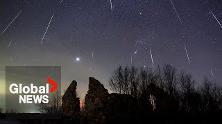 Geminid meteor shower to peak midDecember quotMustsee eventquot [upl. by Barbara-Anne]