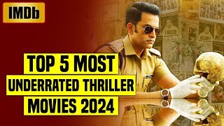 Top 5 Most Underrated South Indian Suspense Crime Mystery Thriller Movies 2024 [upl. by Aihsenyt]