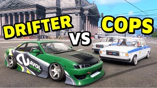 Drifter VS Cops Challenge  CarX Drift Racing [upl. by Atem431]