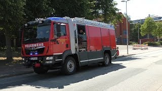 Rosenbauer AT 3  Gruß HLF 20161 Freiwillige Feuerwehr Kronshagen [upl. by Dlonra212]